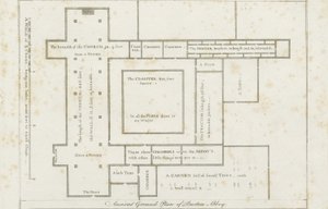 Burton-upon-Trent Abbey: metszet, nd [c 1795] (nyomtatás) alkotó: Stebbing Shaw
