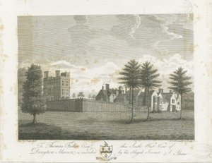 Drayton Bassett - "Drayton Manor": metszet, nd [1795] alkotó: Stebbing Shaw