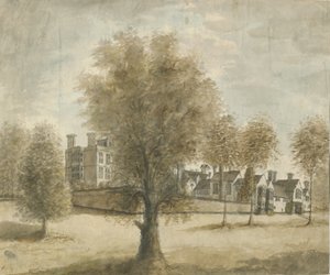 Drayton Bassett - "Drayton Manor": akvarell festmény, nd [1789-1793]