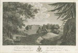 Hamstead Hall: metszet, nd [1762-1802] (nyomtatás) alkotó: Stebbing Shaw