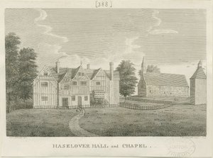 Haselour-kápolna: metszet alkotó: Stebbing Shaw