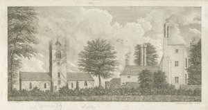 Lapley templom: metszet alkotó: Stebbing Shaw