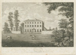 Little Onn Hall: vonalmetszet, nd [1762-1802] alkotó: Stebbing Shaw