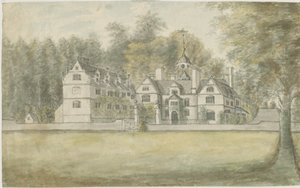 Norton Canes – Little Wyrley Hall: vízfestmény, nd [1762-1802]