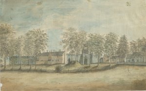 Rushall kastély/Hall: akvarell festmény, nd [1791] alkotó: Stebbing Shaw