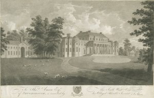 Shugborough Hall: metszet, nd [c 1800]
