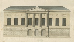 Stafford - County Gaol: akvarellfestmény, nd [1794 körül] (festmény) alkotó: Stebbing Shaw