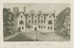 Tamworth – The Moat House: metszet, nd [1762-1802] (nyomat) alkotó: Stebbing Shaw