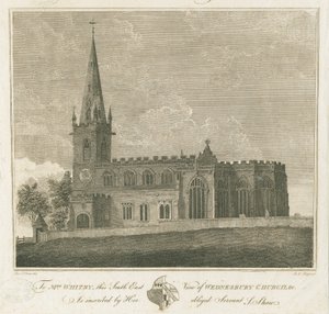 Wednesbury templom: metszet, nd [1762-1802]