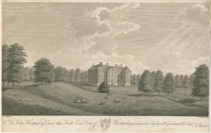 Wrottesley Hall: metszet, nd [c 1798] (nyomtatás) alkotó: Stebbing Shaw