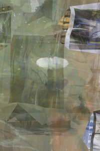 Absztrakt réteges tájkép alkotó: Stefan Fransson