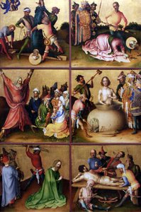 Az apostolok mártíromsága
 részletek:
bal oldali panel: bal oldali panel