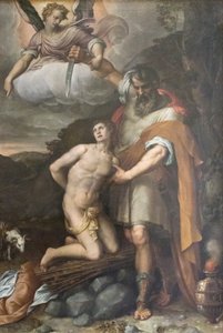 Izsák feláldozása alkotó: Stefano Pieri
