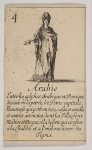 Arábia, 1644. alkotó: Stefano della Bella