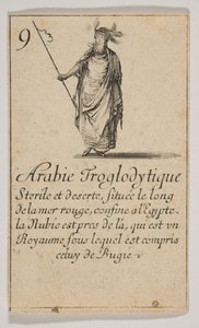 Troglodytic Arábia, 1644. alkotó: Stefano della Bella