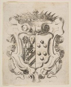 A Medici fegyverei Della Rovere-val, 1637. alkotó: Stefano della Bella