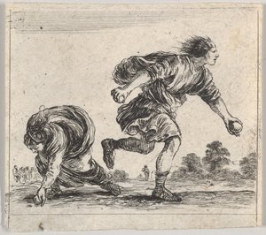 Atalanta és Hippomenes, a Game of Mythology Jeu de la Mythologie-ból, 1644.