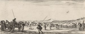 Egyéb Conduite de Canons, (rézkarc fektetett papírra) alkotó: Stefano della Bella