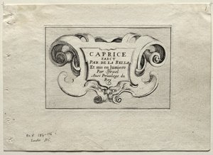 Caprics: Címlap alkotó: Stefano della Bella