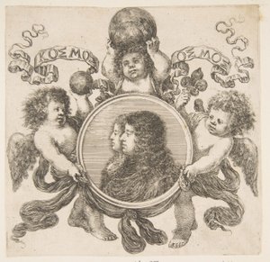 Cosimo de Medici, Toszkána hercege és felesége, Marguerite Louise dOrleans, 1661. alkotó: Stefano della Bella