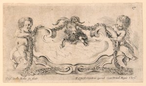 Escutcheon, No. 17. a "Különféle szeszélyek gyűjteménye és a mappák és dísztárgyak kilenc találmánya"