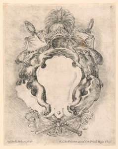 Escutcheon, No. 4 a "Különféle szeszélyek gyűjteménye, mappák és dísztárgyak kilenc találmánya"