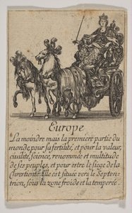 Európa, 1644. alkotó: Stefano della Bella