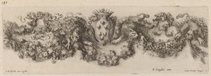 Medici-címeres festmény, valószínűleg 1648. alkotó: Stefano della Bella