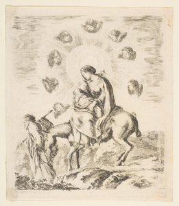 Repülés Egyiptomba, kb. 1641. alkotó: Stefano della Bella