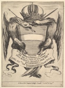 II. Ferdinánd császár temetésének előképe Esequie dellimperare Ferdinando..., 1637. alkotó: Stefano della Bella