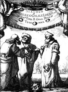 A Galileos Maximum Systems Dialogue frontispiece, 1632 alkotó: Stefano della Bella