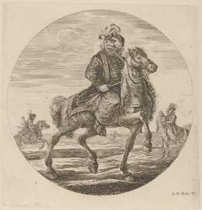 magyar lovas. alkotó: Stefano della Bella