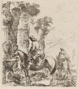 Táj lovasokkal, 1646. alkotó: Stefano della Bella