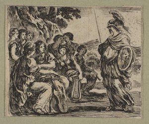 A kilenc múzsa, 1644. alkotó: Stefano della Bella