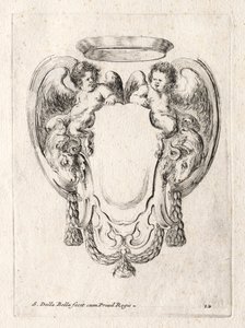 Cartouche új modellje, 1647. alkotó: Stefano della Bella