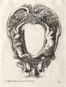 Cartouche új modellje, 1647. alkotó: Stefano della Bella