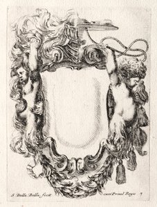 Cartouche új modellje, 1647. alkotó: Stefano della Bella