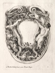 Cartouche új modellje, 1647. alkotó: Stefano della Bella