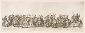 A lengyel G és H követség bejáratának része, 1633. alkotó: Stefano della Bella