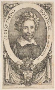 Boldoni Zsigmond költő portréja, 1656. alkotó: Stefano della Bella