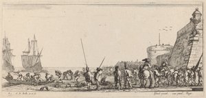 A beszállást felügyelő katonák, 1644.