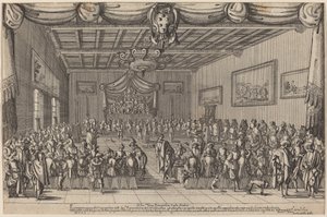 A Piacevoli lakoma, 1627. alkotó: Stefano della Bella
