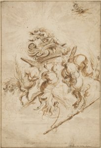 Phaeton bukása alkotó: Stefano della Bella