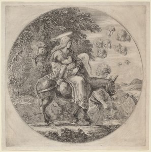 Repülés Egyiptomba alkotó: Stefano della Bella