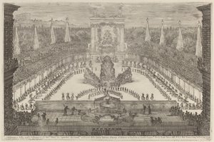 Toszkána hercege, lovas csapatai és kocsijai az Atlasz-hegy körül, 1661. alkotó: Stefano della Bella