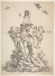 Aeolus sziklája, 1652. alkotó: Stefano della Bella