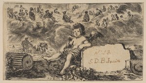 Címlap: Cupido, a Game of Mythology Jeu de la Mythologie-ból, 1644. alkotó: Stefano della Bella