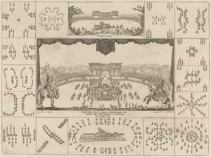 II. Ferdinánd nagyherceg házasságáért Firenzében rendezett torna, 1637. alkotó: Stefano della Bella