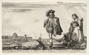 Különféle figurák és tájak alkotó: Stefano della Bella