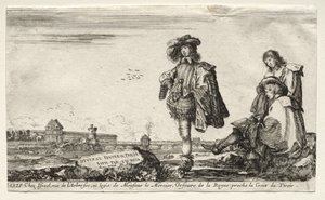 Különféle alakok és tájak, 1649. alkotó: Stefano della Bella
